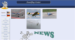 Desktop Screenshot of fesselflug.eu